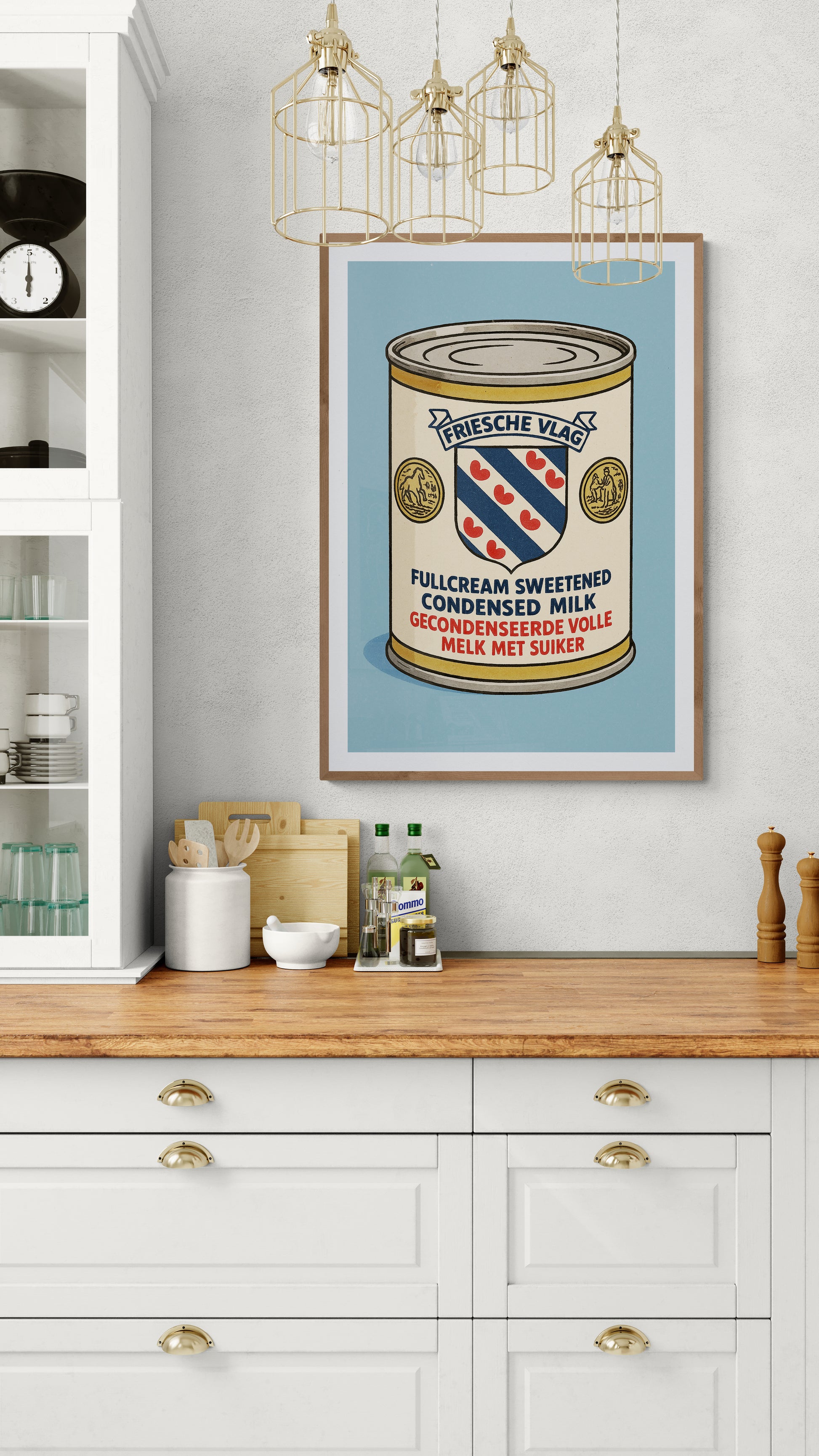 The Classic Can Friese Vlag Matte Paper Poster - Pop Art