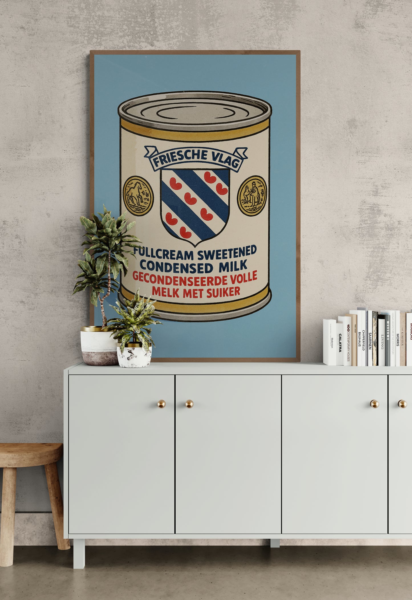 The Classic Can Friese Vlag Matte Paper Poster - Pop Art
