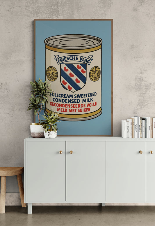 The Classic Can Friese Vlag Matte Paper Poster - Pop Art