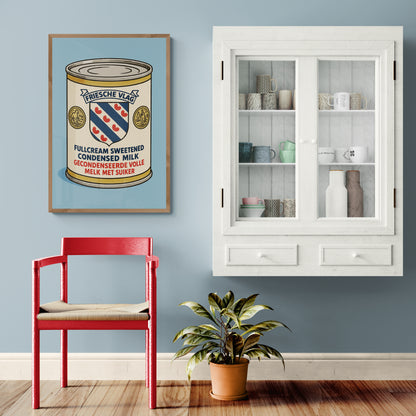 The Classic Can Friese Vlag Matte Paper Poster - Pop Art