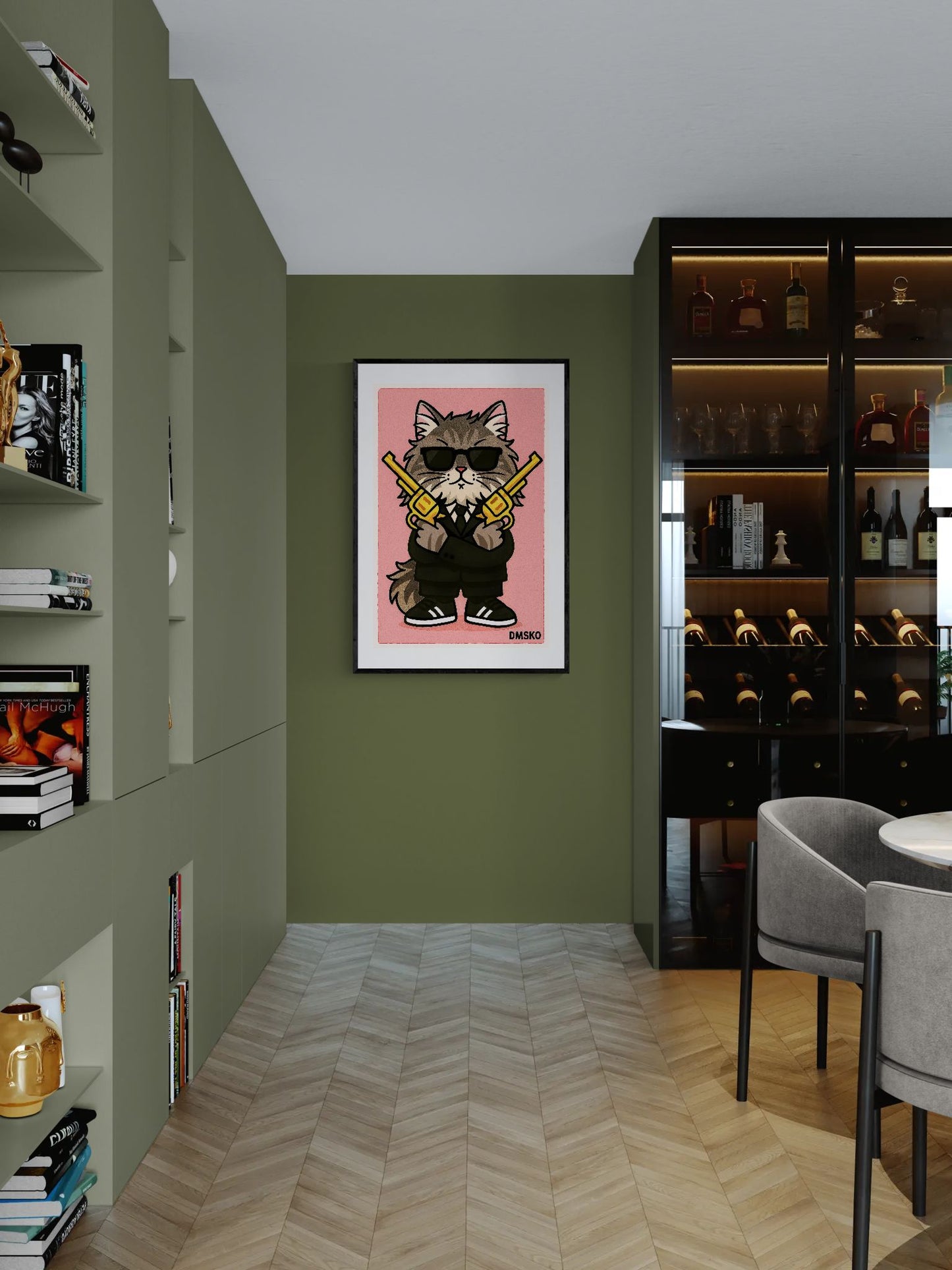 The Enforcer (Cute Edition) Matte Paper Poster - Pop Art Style