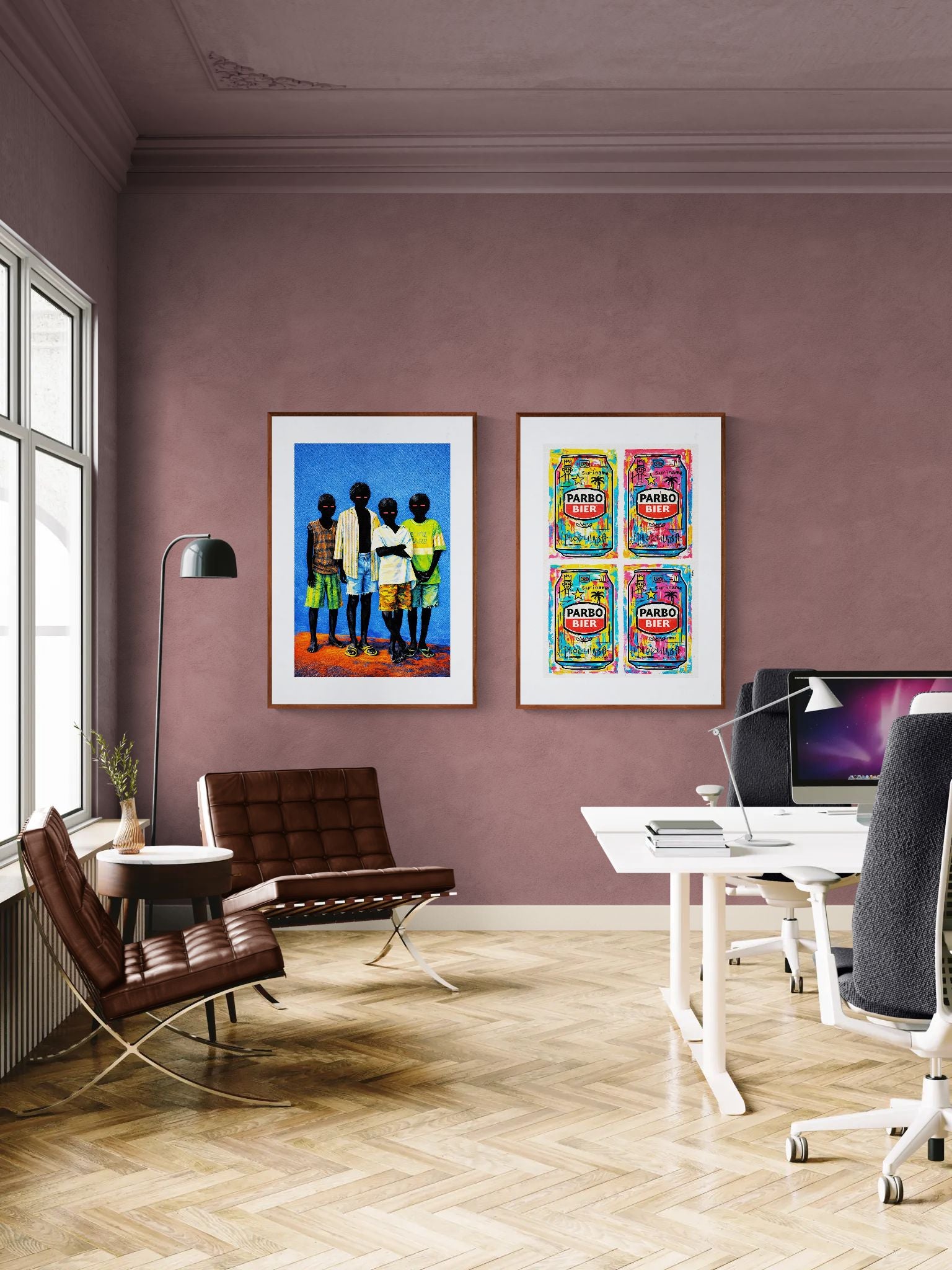 The Four Who See Surreal-Pop Matte Paper Poster