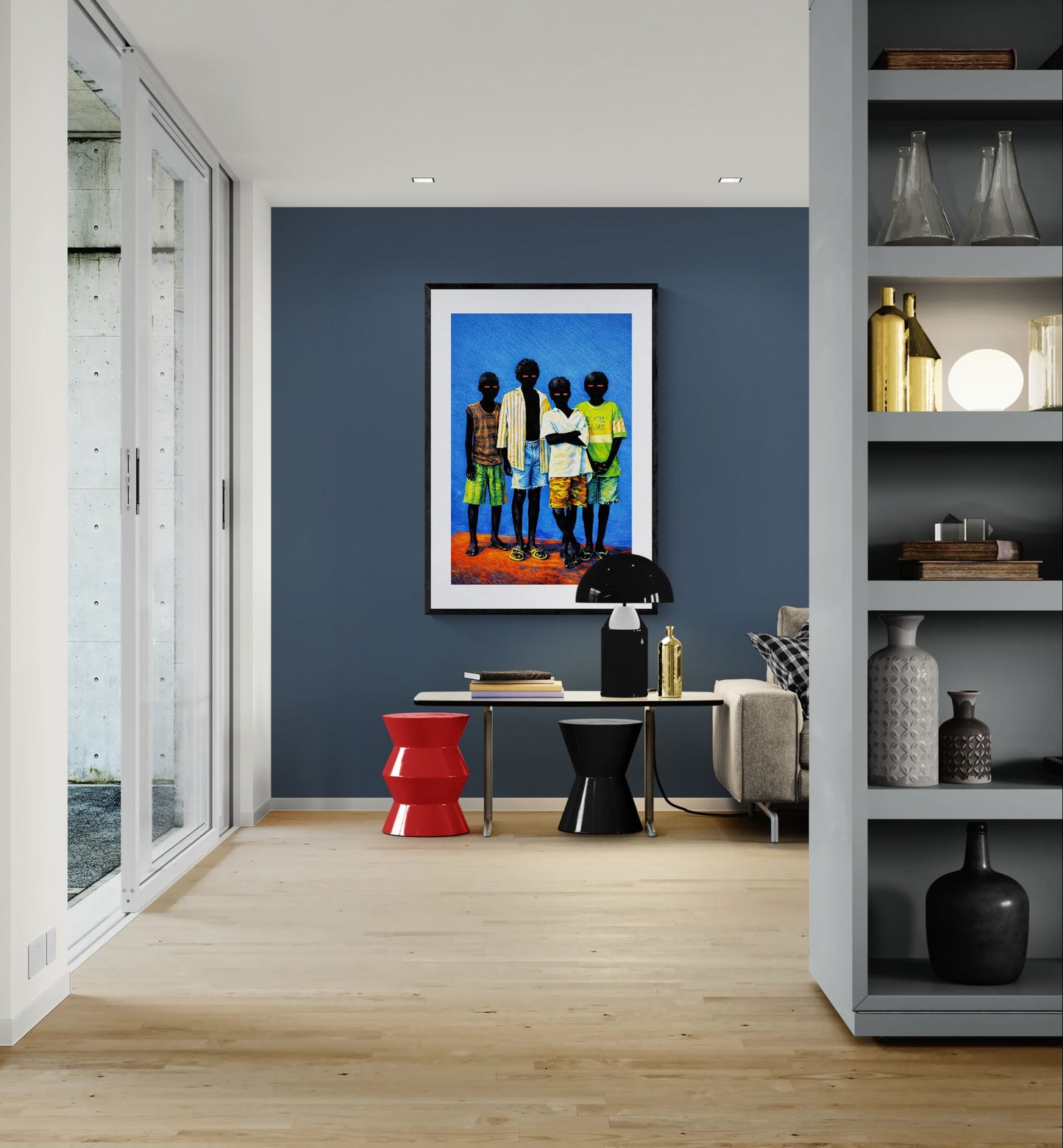 The Four Who See Surreal-Pop Matte Paper Poster