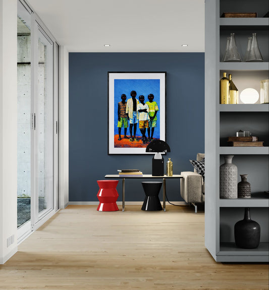 The Four Who See Surreal-Pop Matte Paper Poster