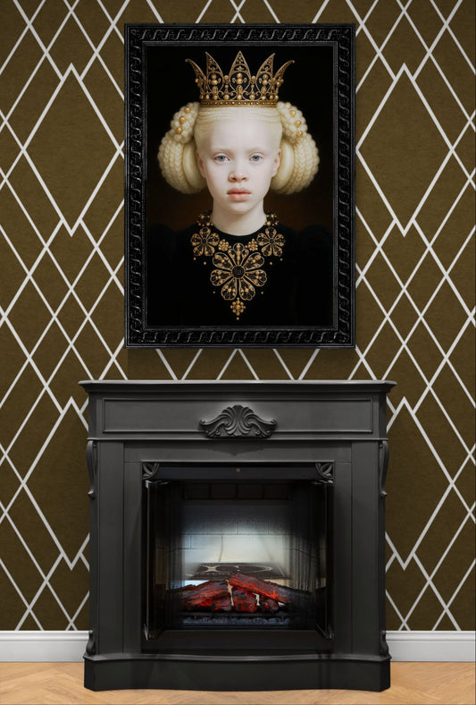 The Gaze That Holds Matte Paper Poster - Renaissance-Baroque Style