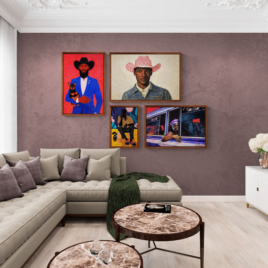 The Gentle Statement Cowboy-Inspired Matte Paper Poster