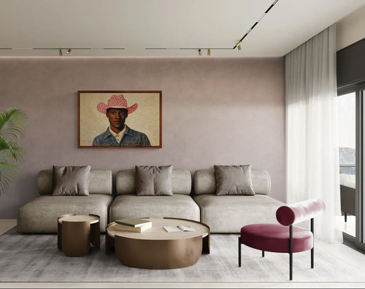 The Gentle Statement Cowboy-Inspired Matte Paper Poster
