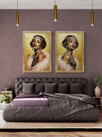 The Jewel of Evening Matte Paper Poster - Art Deco Style