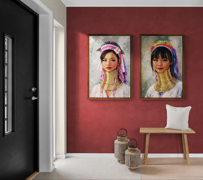 The Weight of Tradition Textured Oil-Look Matte Paper Poster