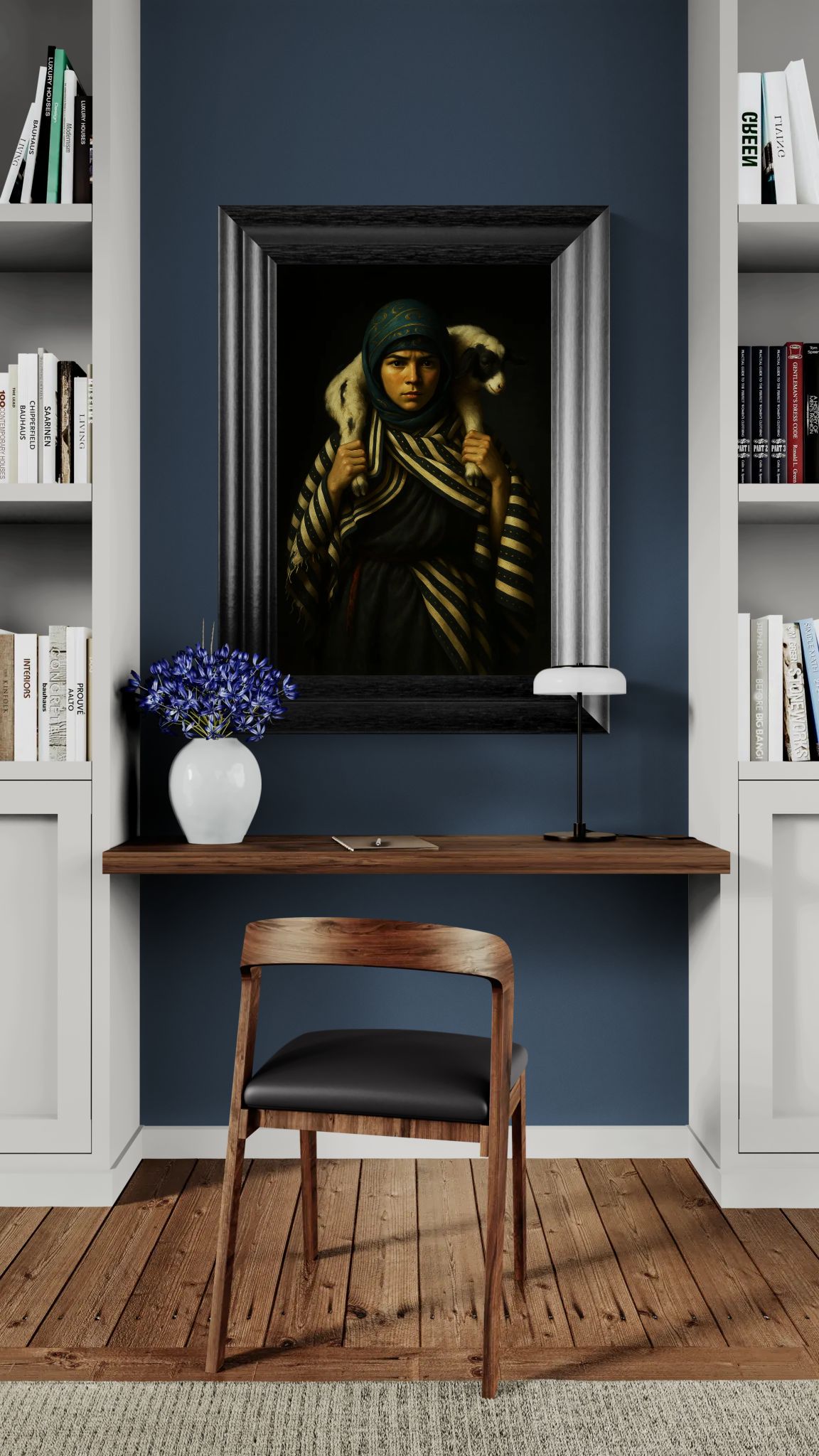 The Keeper Chiaroscuro-Lit Matte Paper Poster - Rembrandt Style