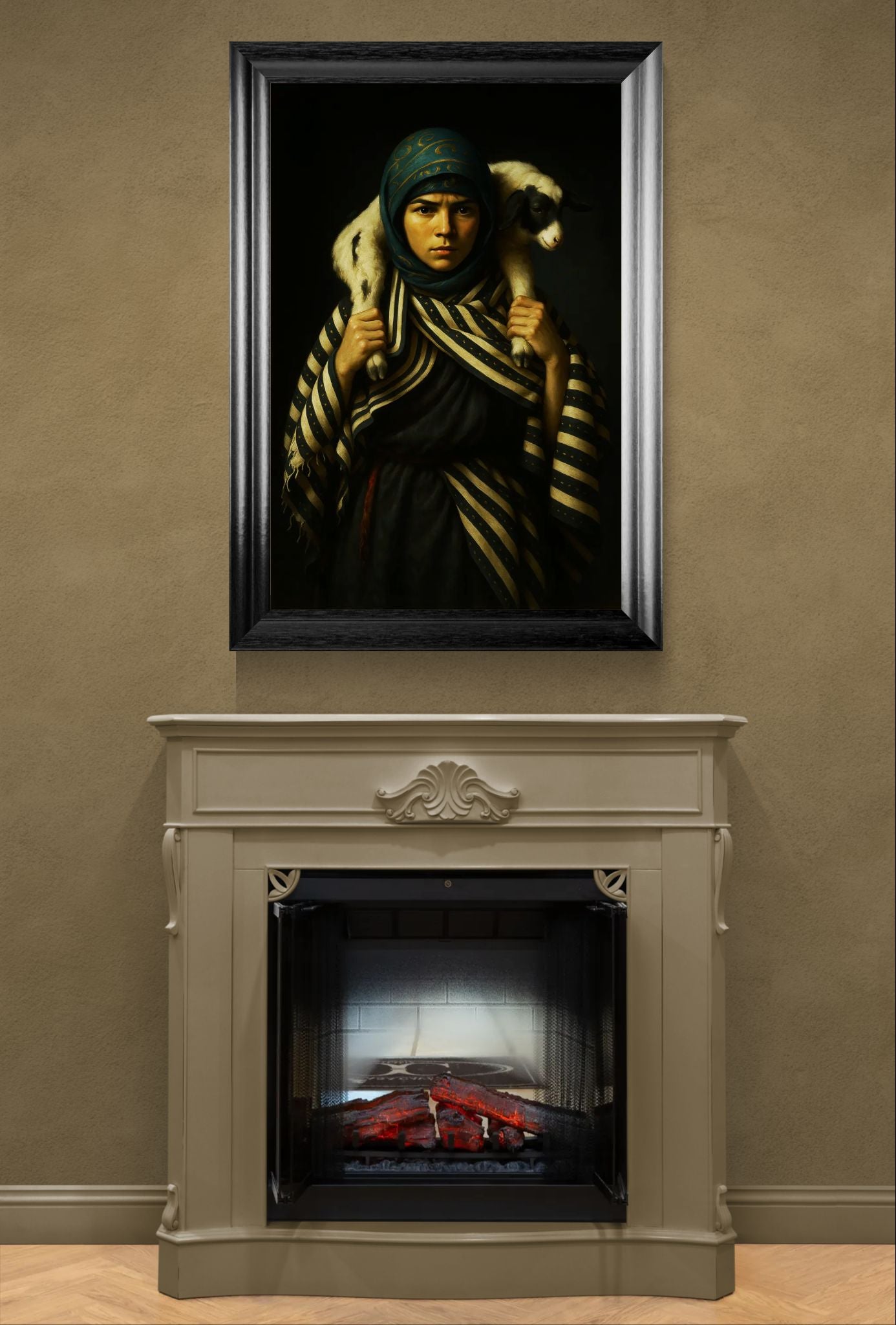 The Keeper Chiaroscuro-Lit Matte Paper Poster - Rembrandt Style