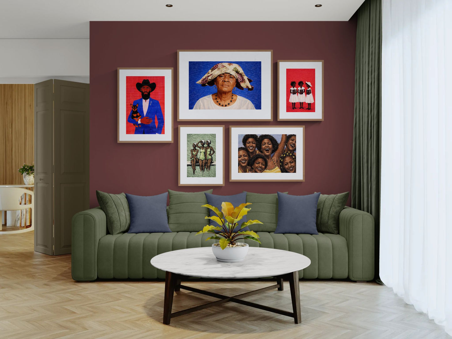 The Gentleman & The Guard Matte Paper Poster - Pop-Art Style