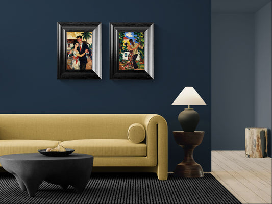 The Last Dance Painterly Matte Paper Poster - Modernist Style