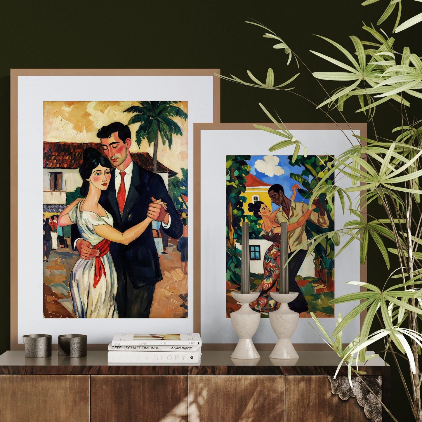The Last Dance Painterly Matte Paper Poster - Modernist Style
