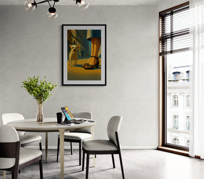 The Little Guardian Pop-Realism Matte Paper Poster