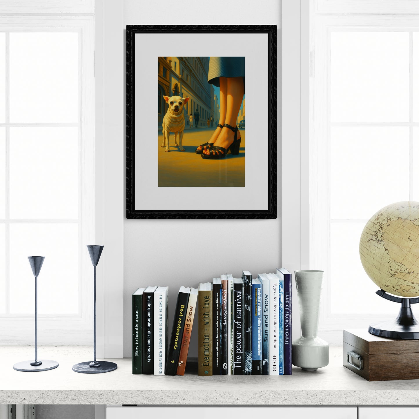 The Little Guardian Pop-Realism Matte Paper Poster