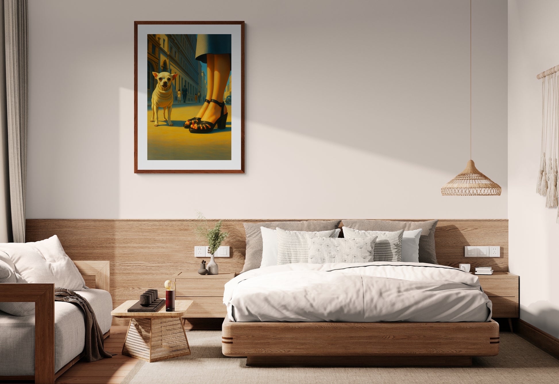 The Little Guardian Pop-Realism Matte Paper Poster