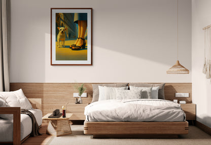The Little Guardian Pop-Realism Matte Paper Poster
