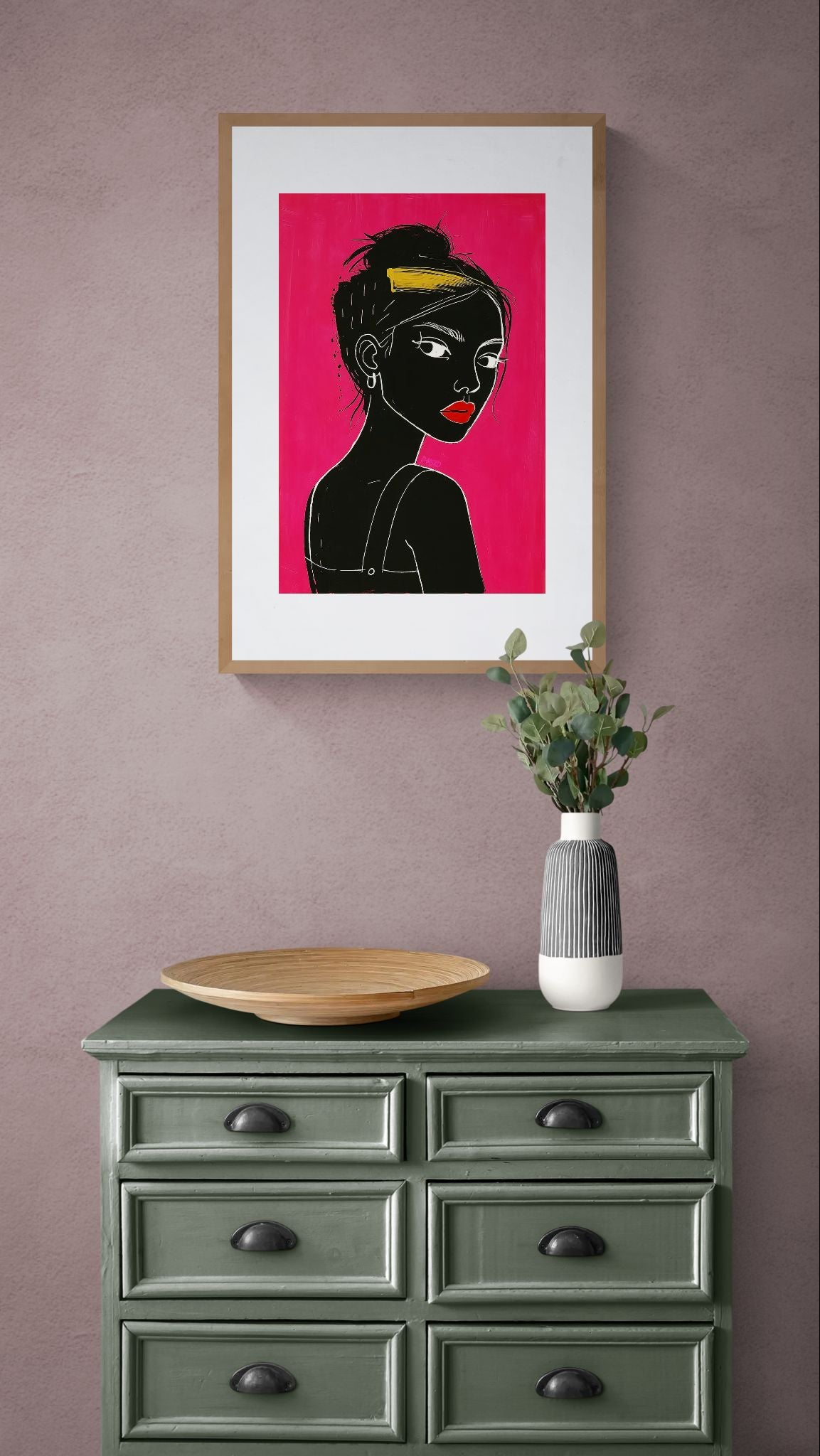 The Look Back Matte Paper Poster - Pop Art Style