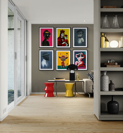 The Look Back Matte Paper Poster - Pop Art Style