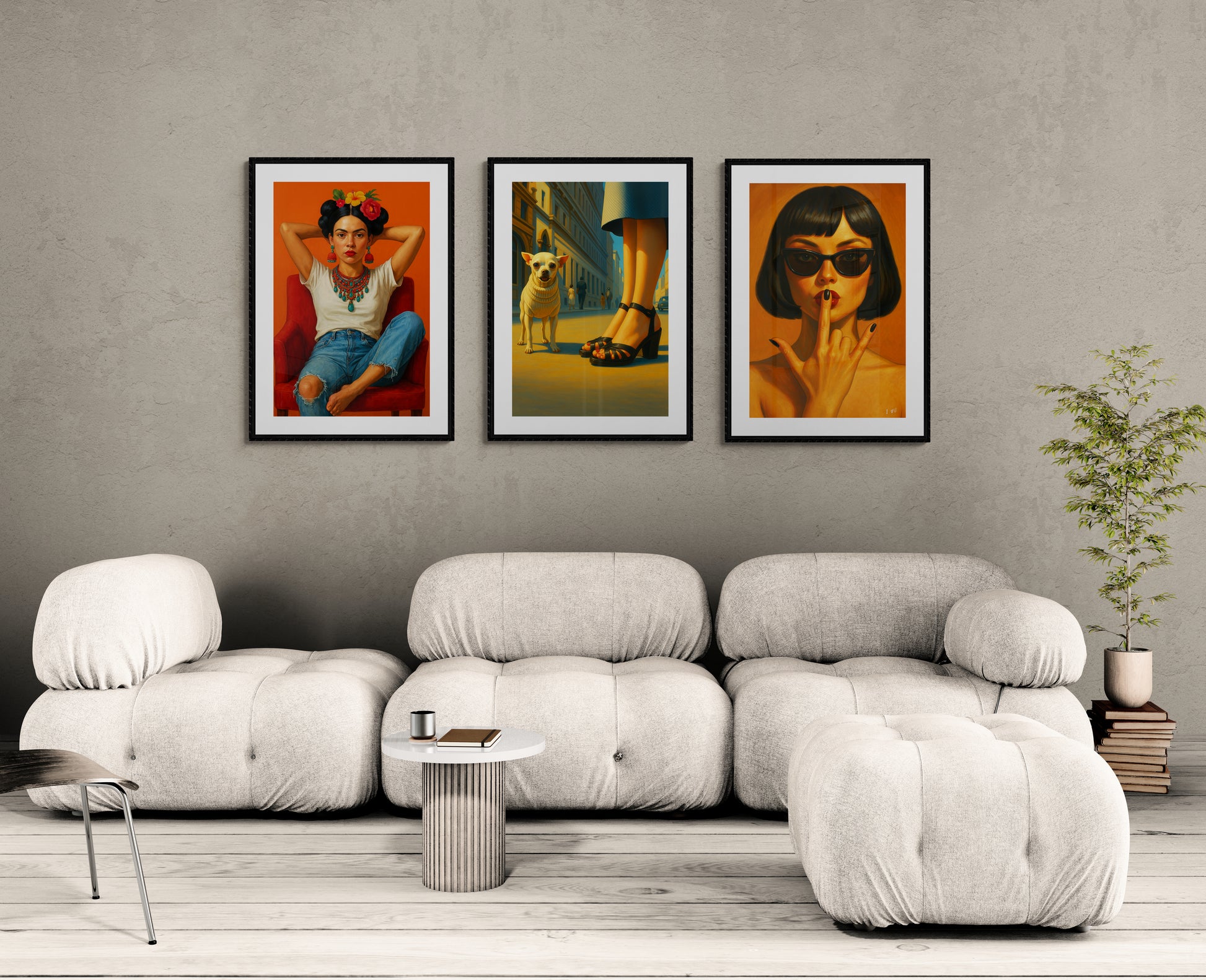 The Little Guardian Pop-Realism Matte Paper Poster