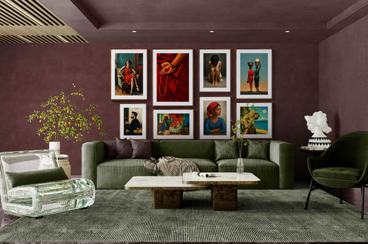The Monk’s Hands Contemporary-Realist Matte Paper Poster