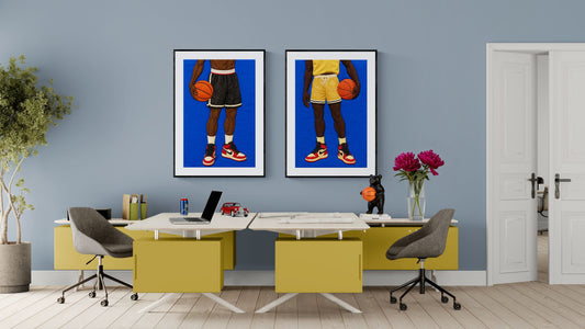 The Quiet Dribble Quilt-Inspired Museum Quality Matte Paper Poster