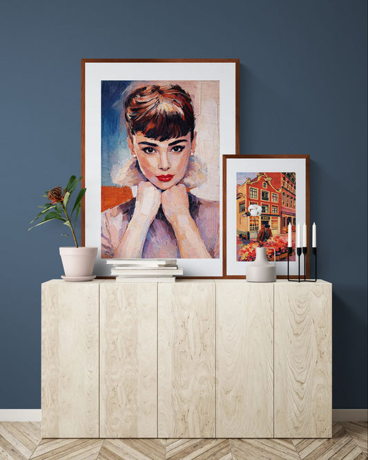 The Quiet Icon Impasto Matte Paper Poster - Post-Impressionist
