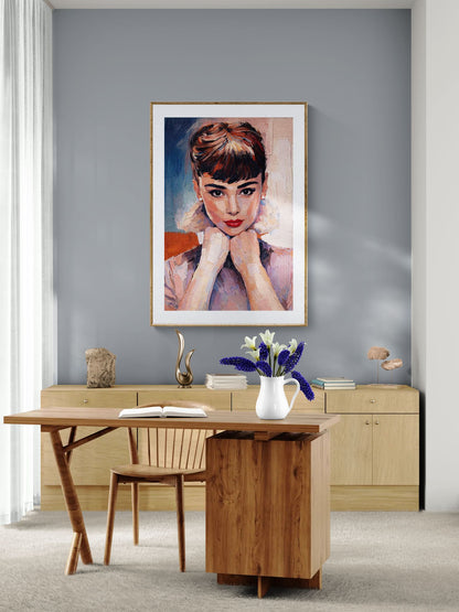 The Quiet Icon Impasto Matte Paper Poster - Post-Impressionist