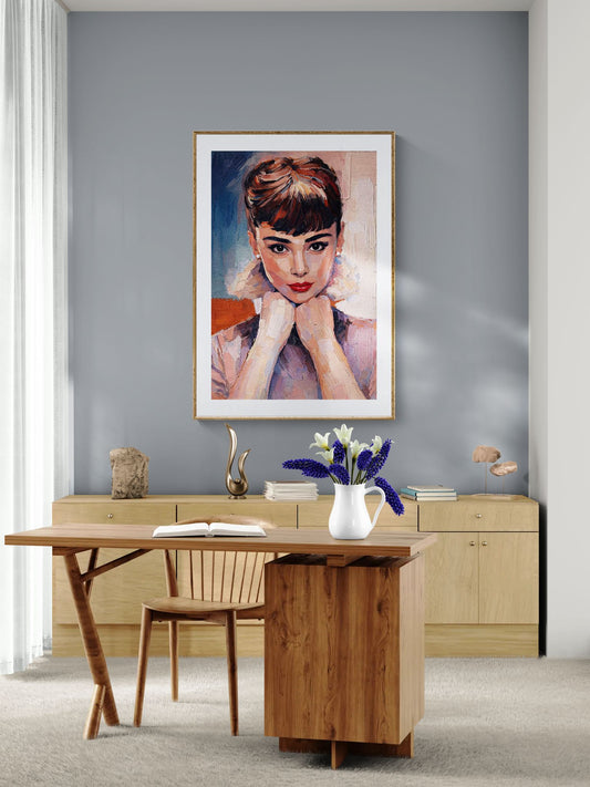 The Quiet Icon Impasto Matte Paper Poster - Post-Impressionist