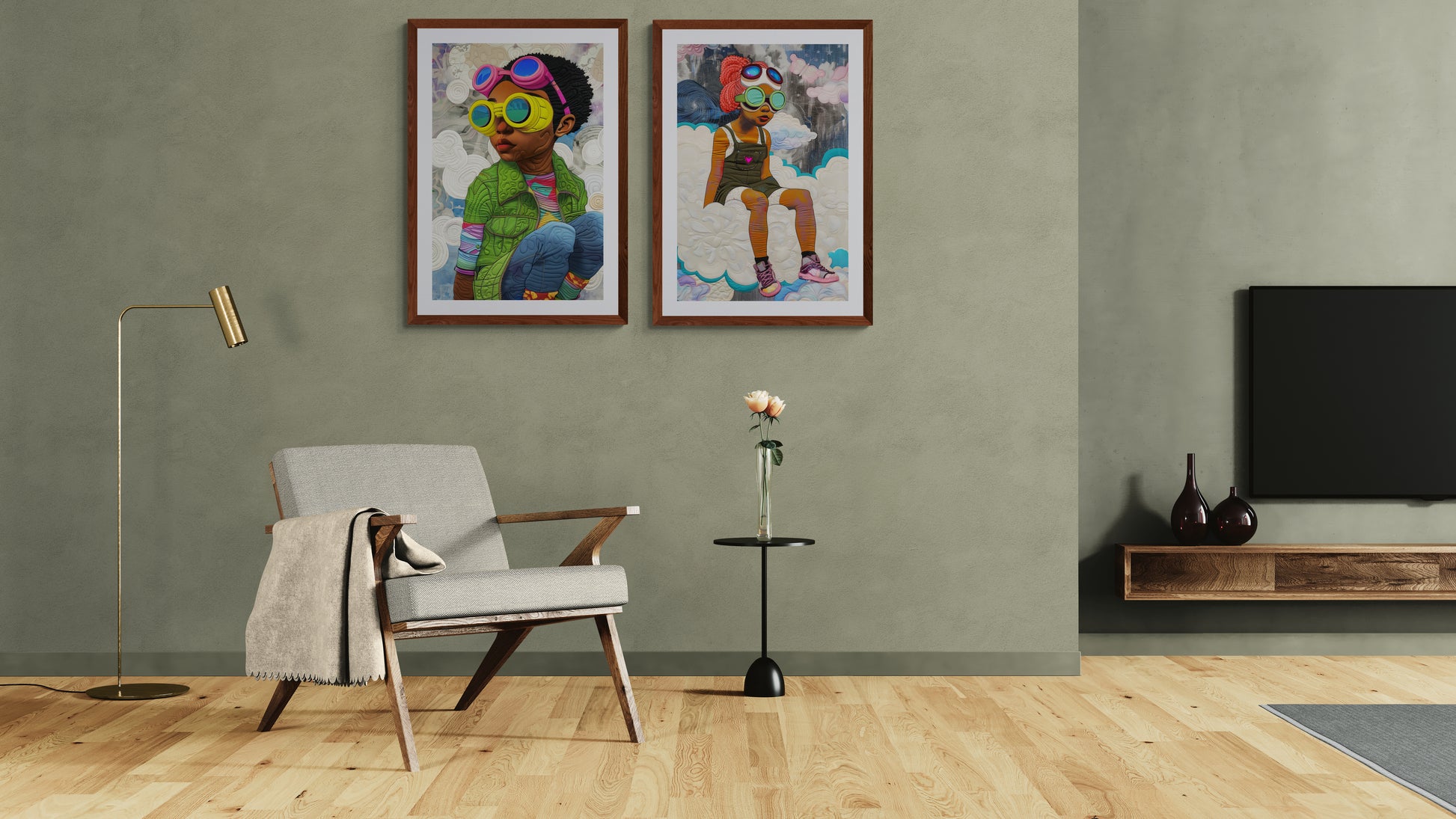 Seeker Quilt-Inspired Poster on Matte Paper - Afrofuturism