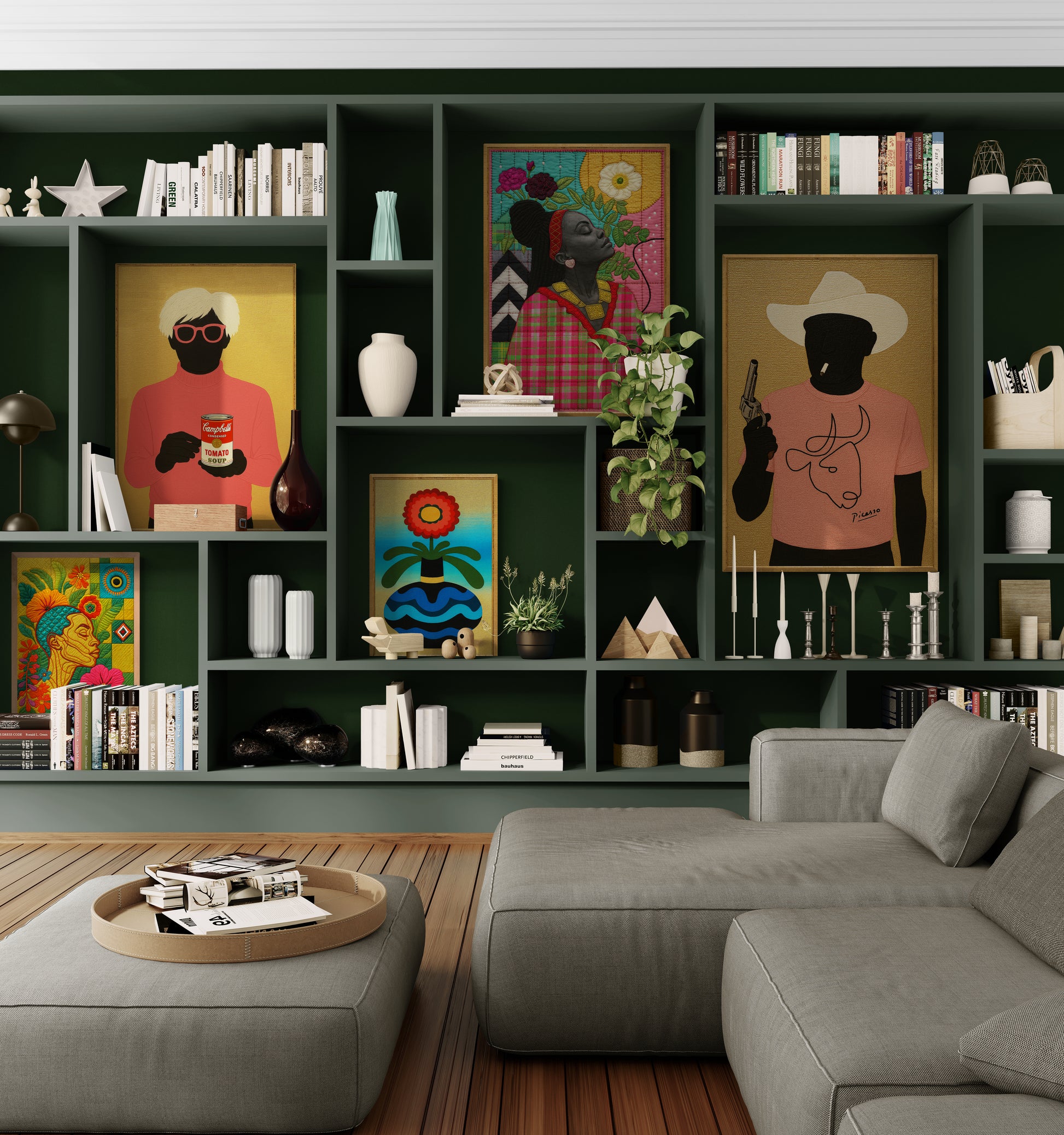 Soup Icon Pop-Art Matte Paper Poster with a Warhol-inspired twist