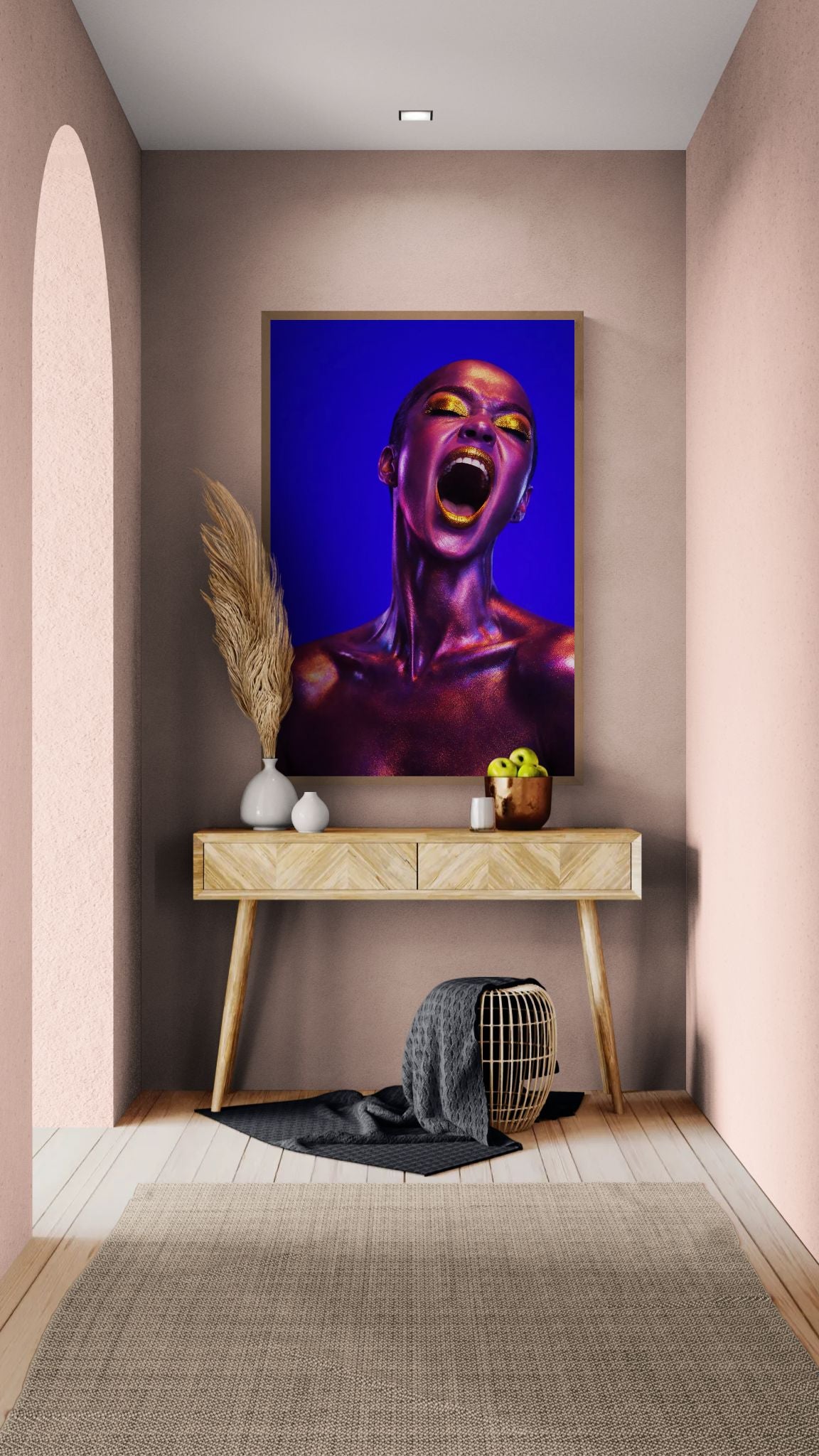 The Sound Before Language Fashion-Editorial Matte Paper Poster