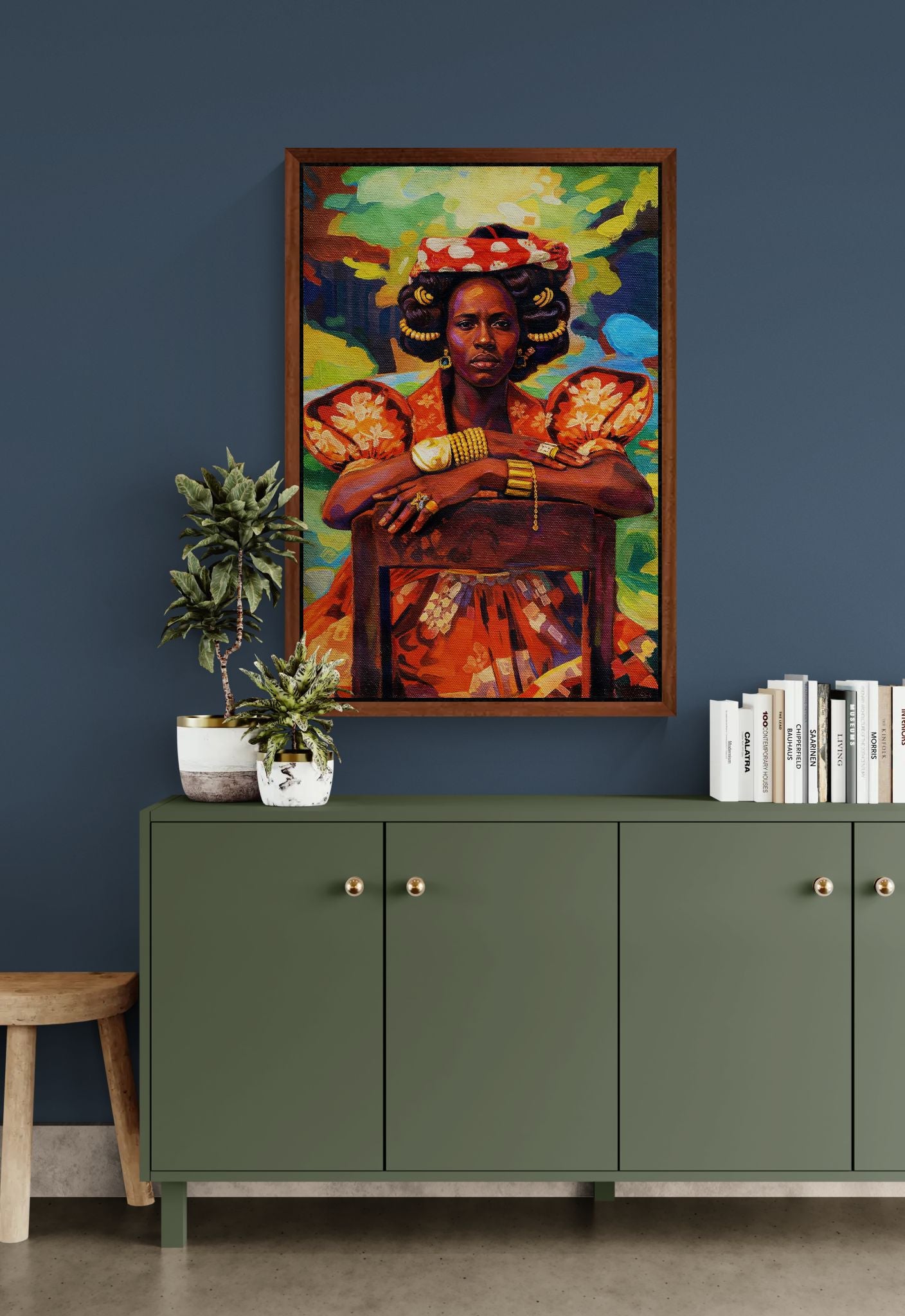 The Still Empress Afrocentric Matte Paper Poster - Pop Art Style