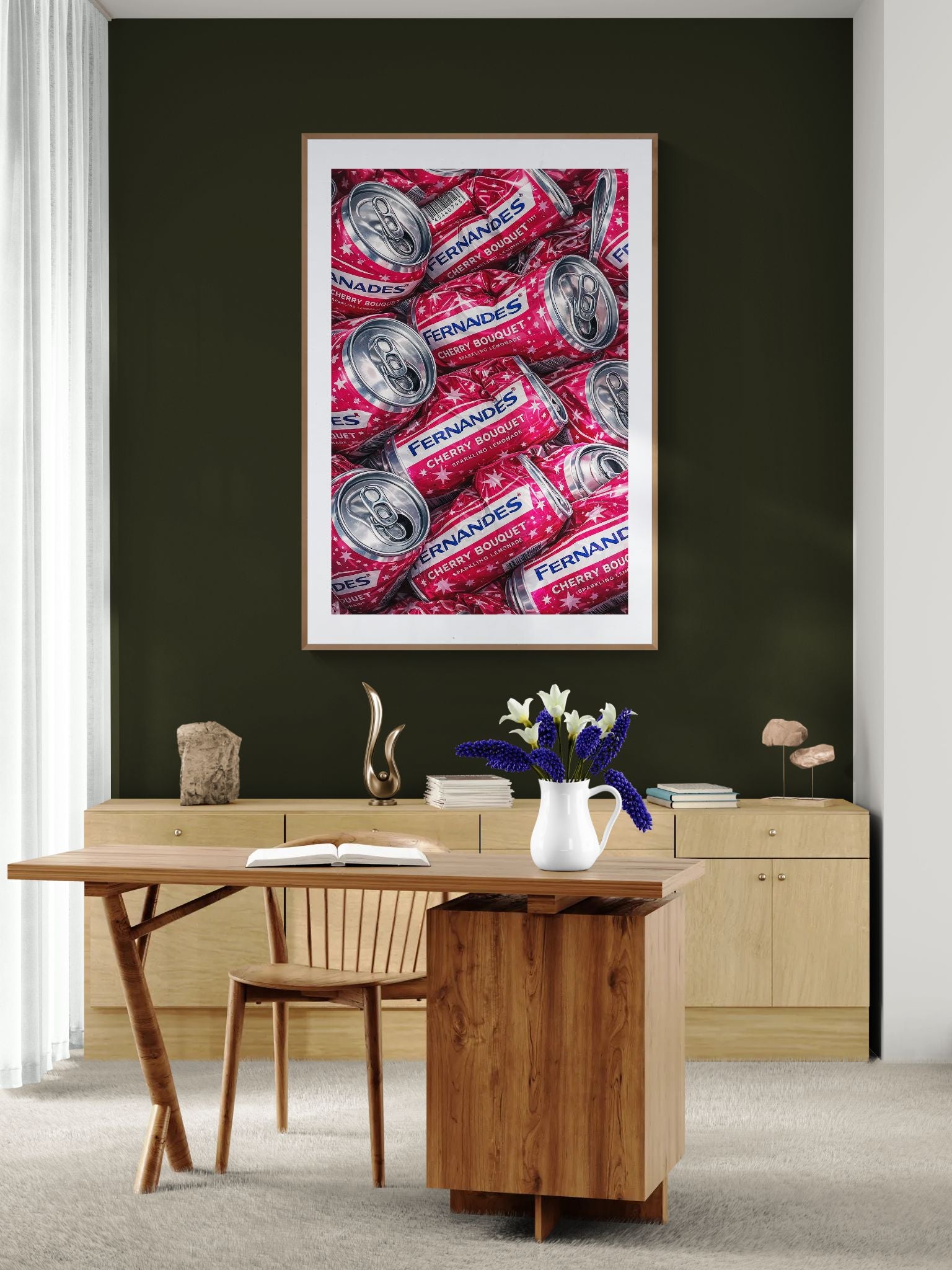 Taste of Home Pop-Art Matte Poster in Warhol Style
