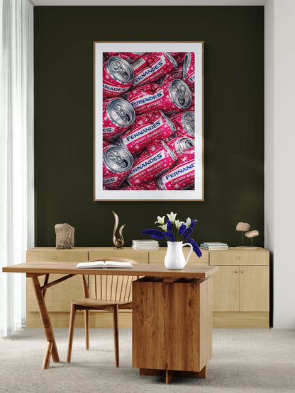 Taste of Home Pop-Art Matte Poster in Warhol Style