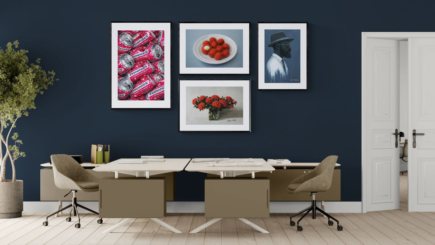 Taste of Home Pop-Art Matte Poster in Warhol Style