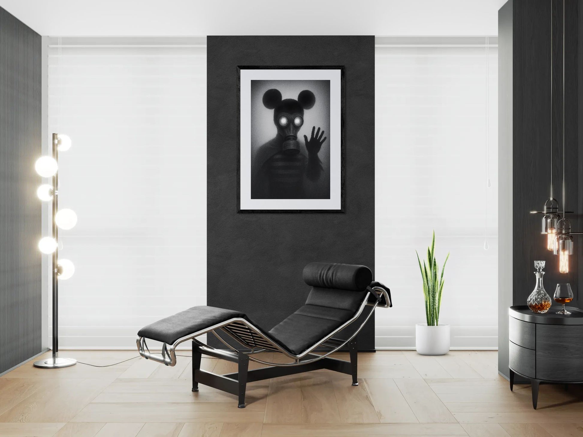 The Watcher Dark-Surreal Matte Paper Poster