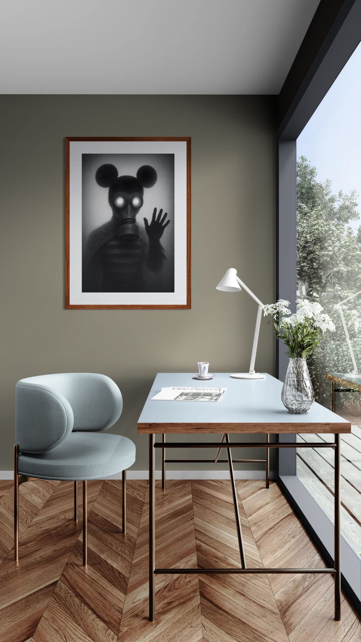 The Watcher Dark-Surreal Matte Paper Poster