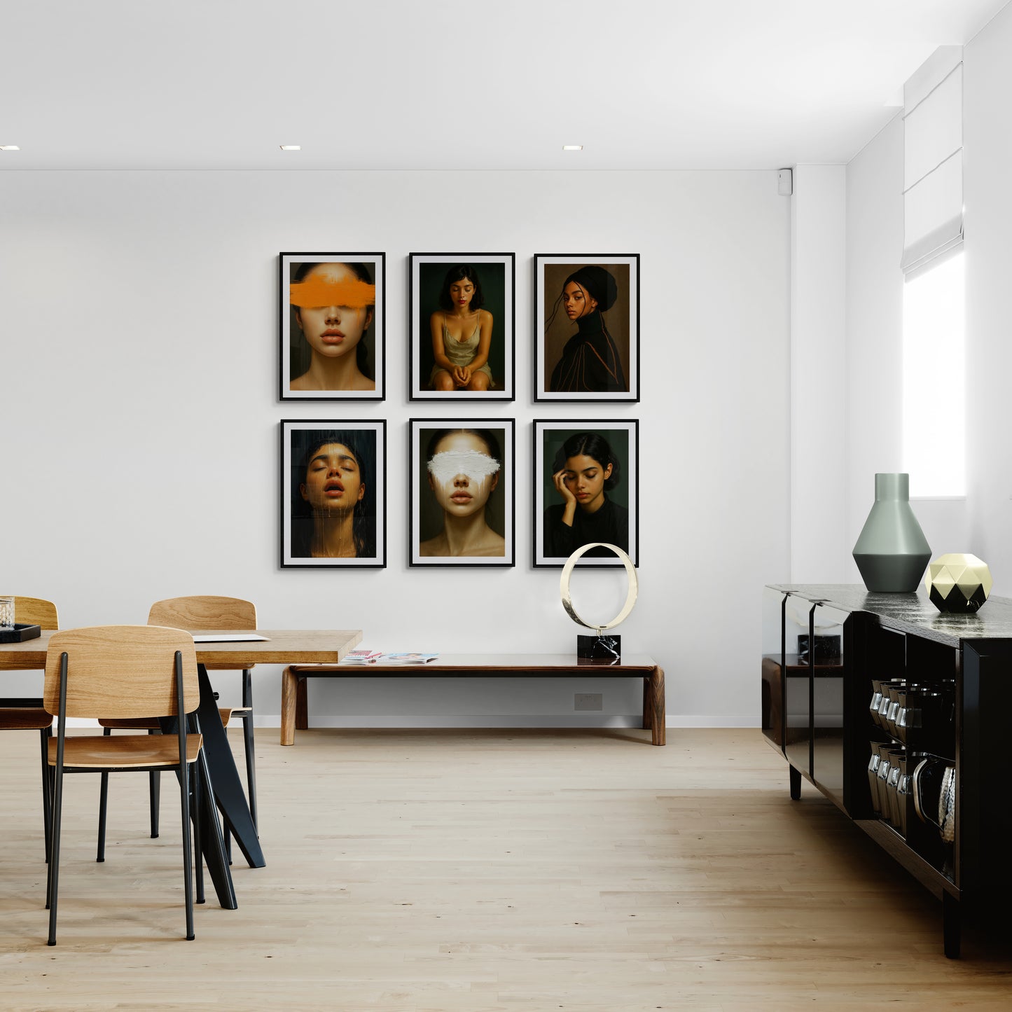 The Weight of Hidden Eyes Gallery-Style Matte Paper Poster