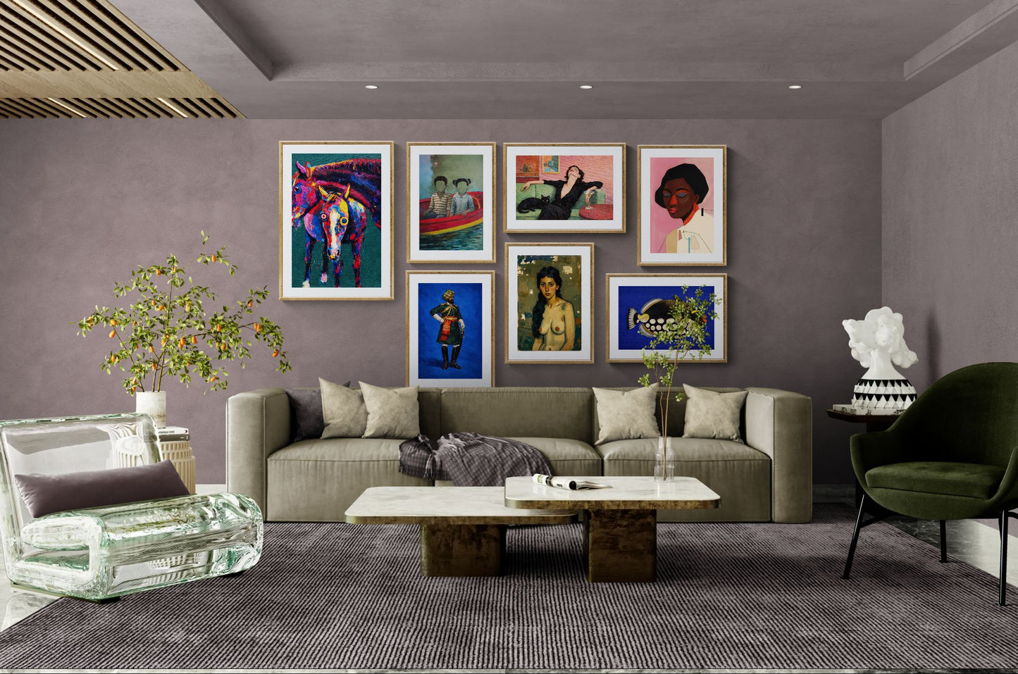 The Wild Within Color Matte Paper Poster - Neo-Expressionist