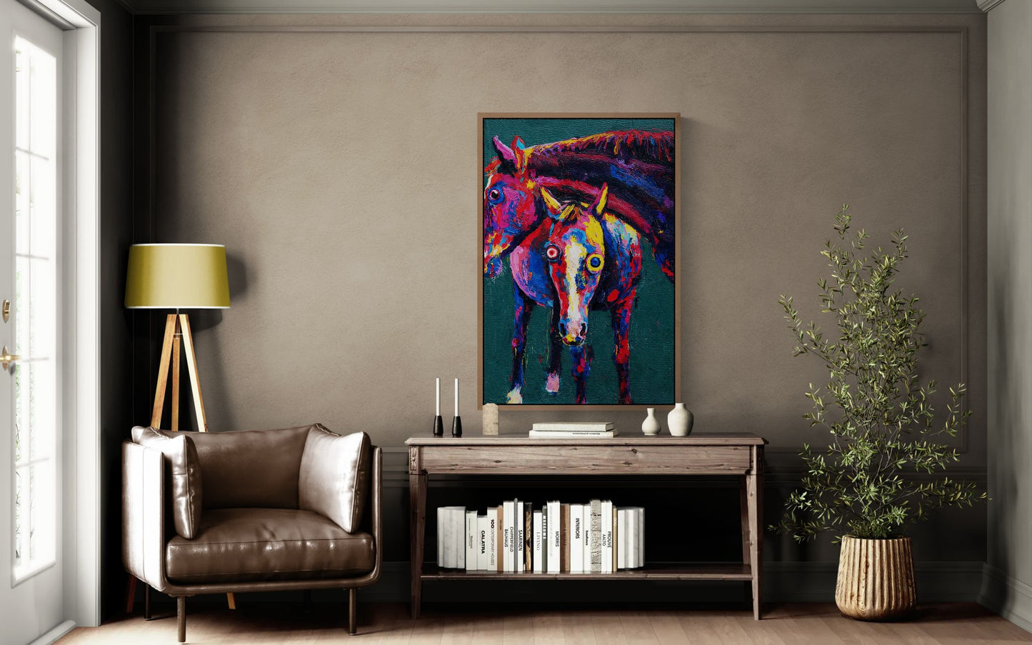 The Wild Within Color Matte Paper Poster - Neo-Expressionist
