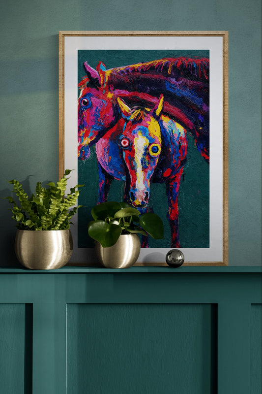 The Wild Within Color Matte Paper Poster - Neo-Expressionist