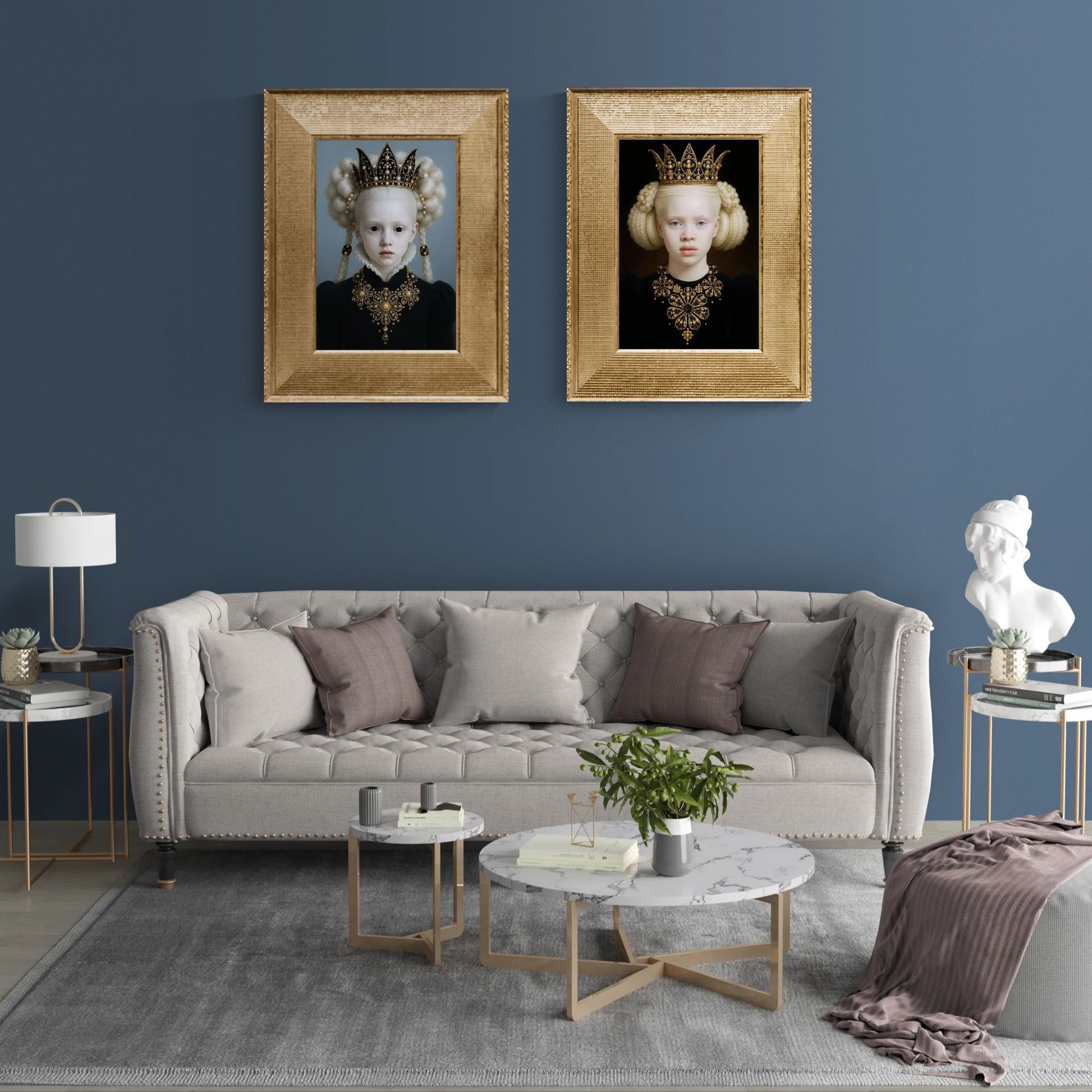 The Gaze That Holds Matte Paper Poster - Renaissance-Baroque Style