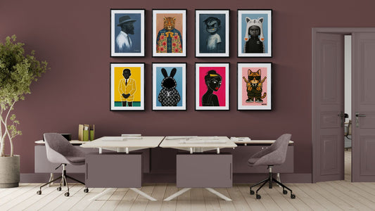 Tiger Boss Pop-Art Matte Paper Poster - Street-Art Style