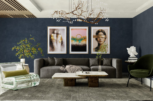 What Cannot Be Seen Gold-Banded Matte Paper Poster
