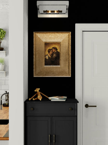 Touch Without Permission Warm-Toned Matte Paper Poster - Romantic