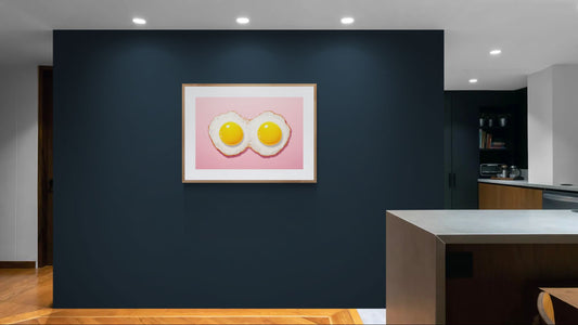 Two Suns Rising Pop-Art Matte Paper Poster - Warhol Style
