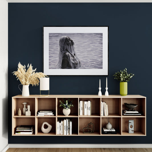 Under a Soft Weight Chiaroscuro-Inspired Matte Paper Poster