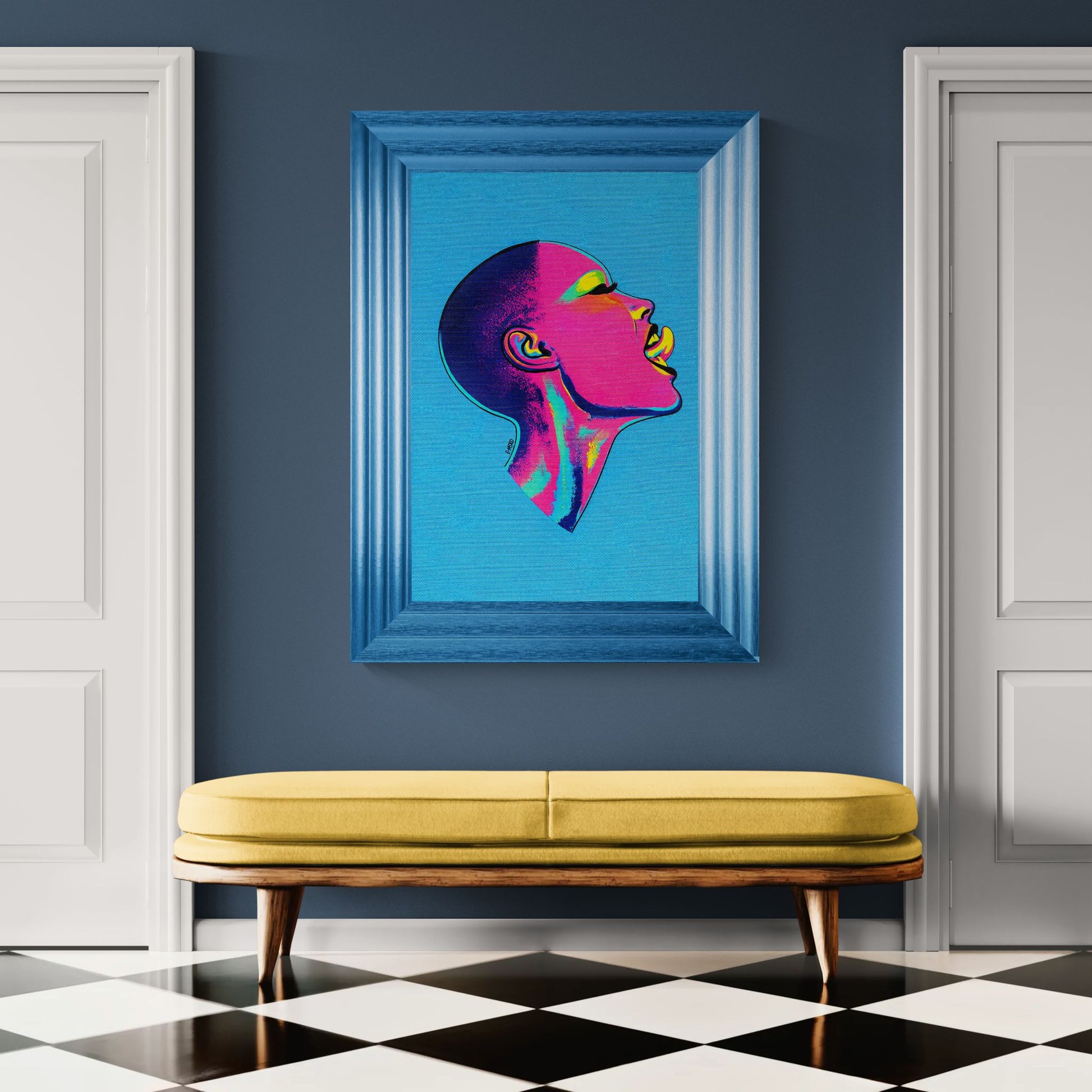 Unfiltered Joy Matte Paper Poster Bold-Feminine - Pop Art Style